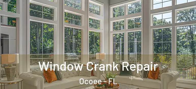  Window Crank Repair Ocoee - FL